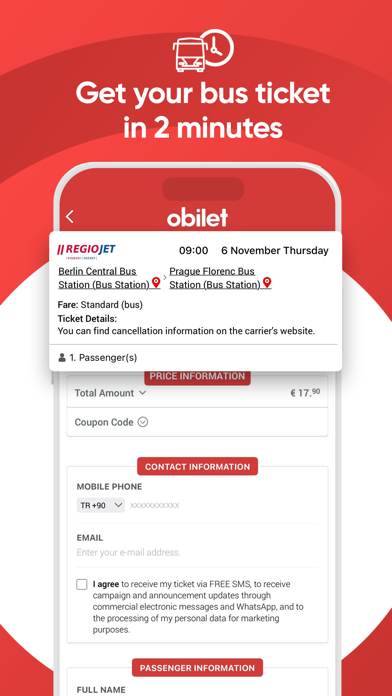 obilet: Bus Train Flight screenshot 3