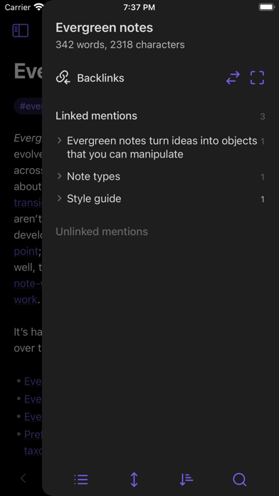 Obsidian - Connected Notes screenshot 2