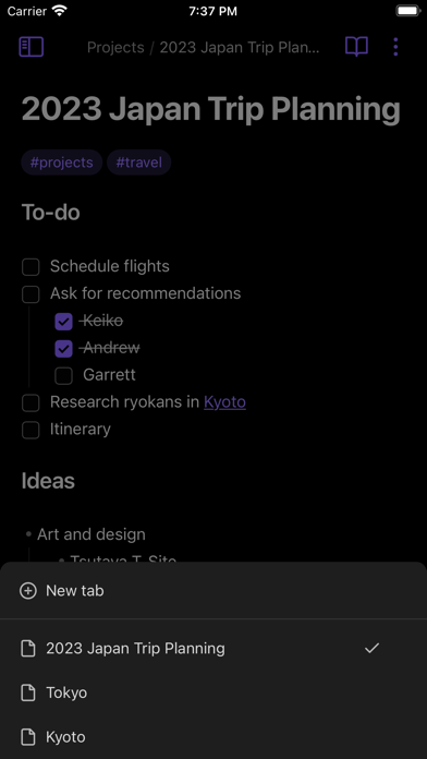 Obsidian - Connected Notes screenshot 1