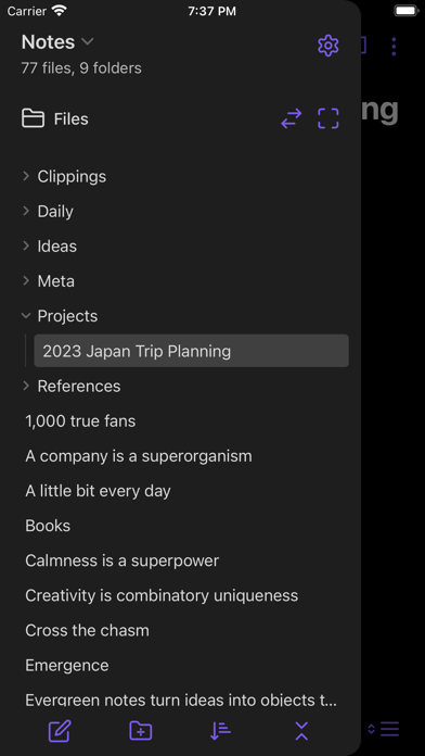 Obsidian - Connected Notes screenshot 3