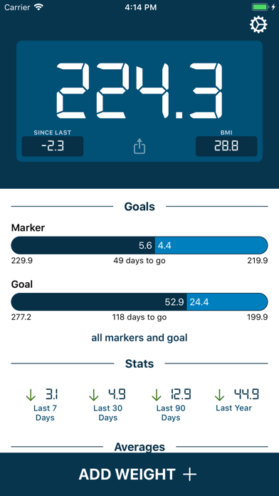 Obtain: Weight Tracker screenshot 4