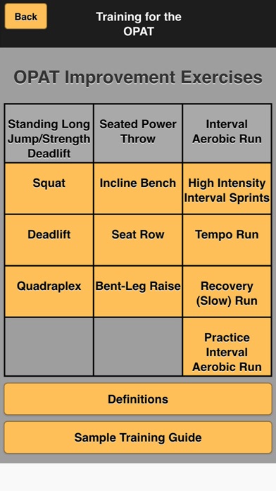 Occupation Physical Assessment Test (OPAT) screenshot 1