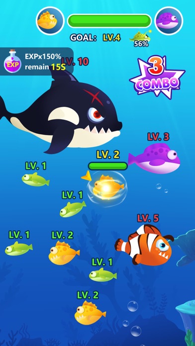 Ocean Fish Evolution screenshot 4