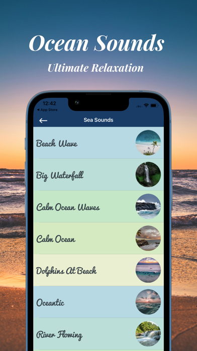 Ocean Sounds - Relaxing Music screenshot 4