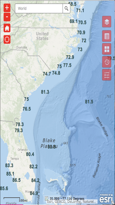 Ocean Water Temperatures screenshot 1