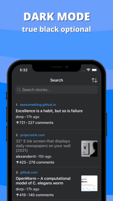 Octal for Hacker News screenshot 2