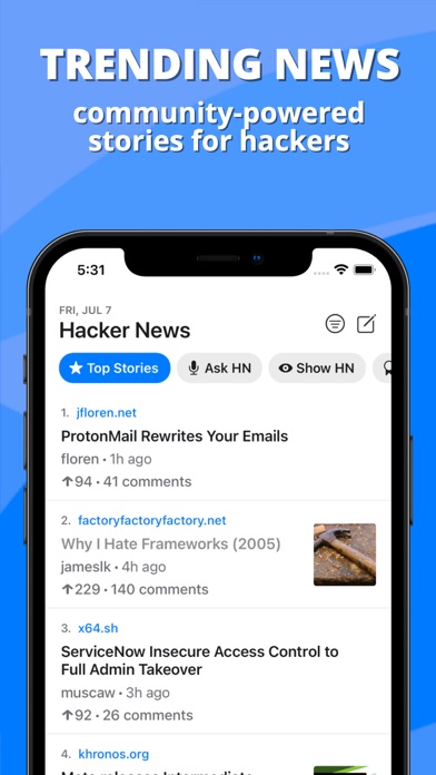 Octal for Hacker News screenshot 5
