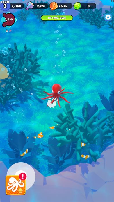 Octopus: Idle Survival Game screenshot 1