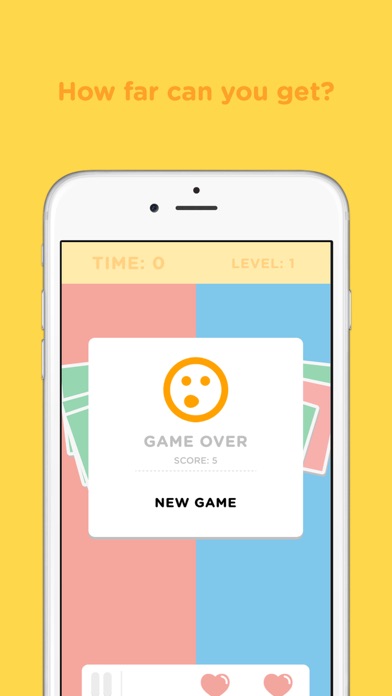 OddSwipe - A minimalistic fast paced logical game where quick thinking is key! screenshot 2