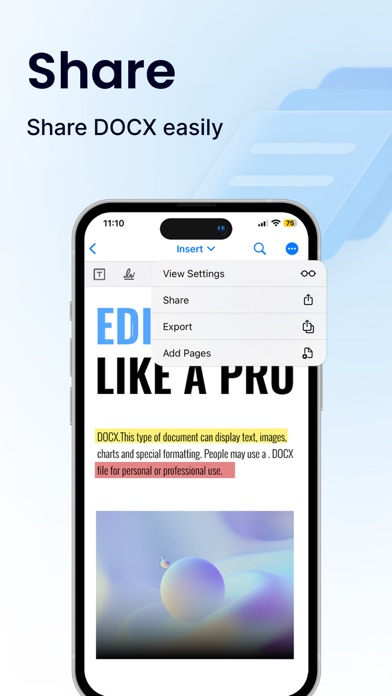 Office Word:Edit Word Document screenshot 1