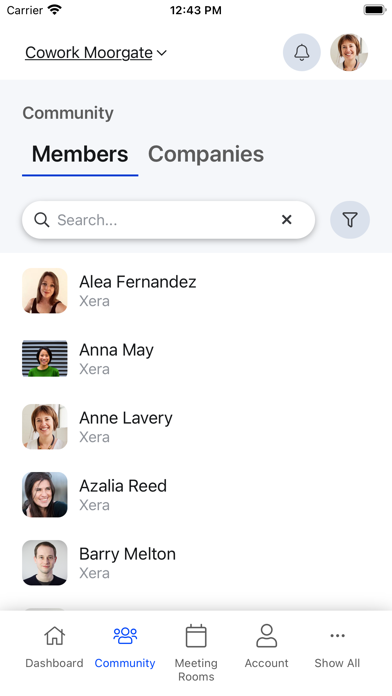 OfficeRnD Members screenshot 2