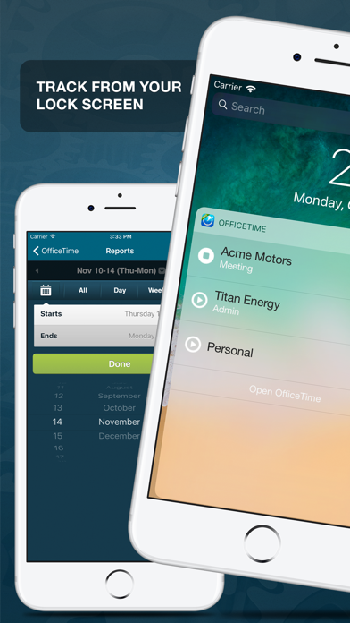 OfficeTime Time Keeper Pro screenshot 2