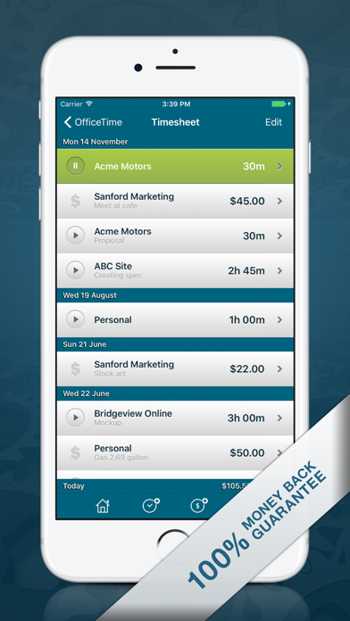 OfficeTime Work & Time Tracker screenshot 4