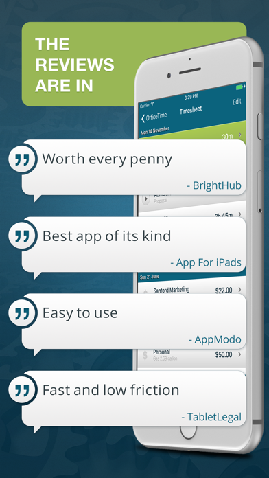 OfficeTime Work & Time Tracker screenshot 1