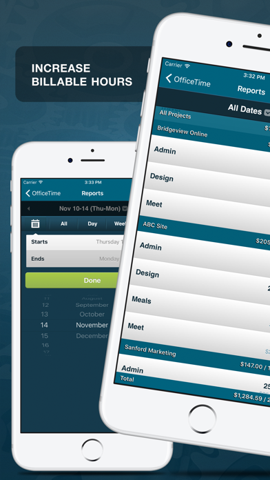 OfficeTime Work & Time Tracker screenshot 3