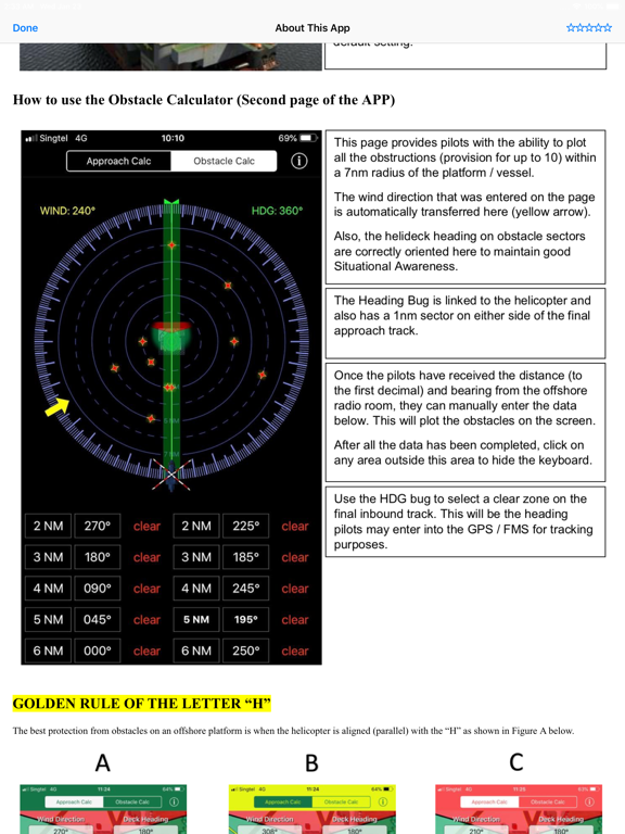Offshore Safe Approach Calc screenshot 2