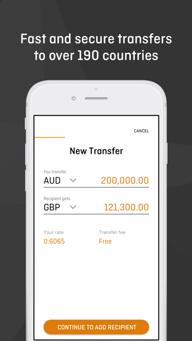 OFX Money Transfer screenshot 2