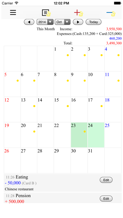 Oh My Money ( Account book ) screenshot 3