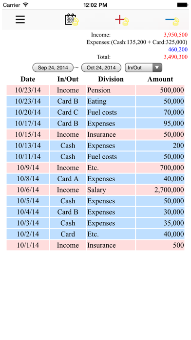 Oh My Money ( Account book ) screenshot 2