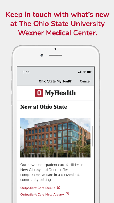 Ohio State MyHealth screenshot 5