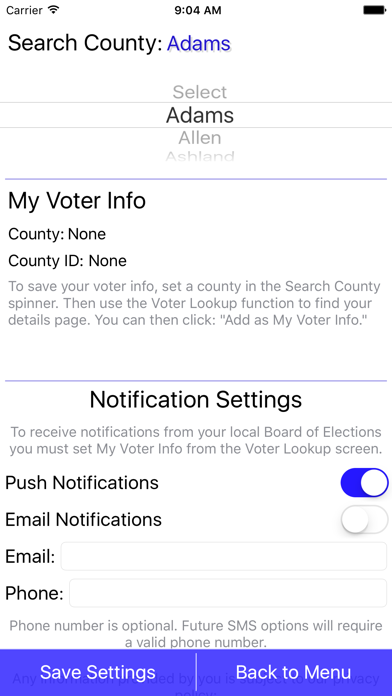 Ohio Voter Info screenshot 2
