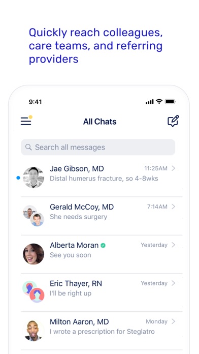 OhMD HIPAA Compliant Texting screenshot 2