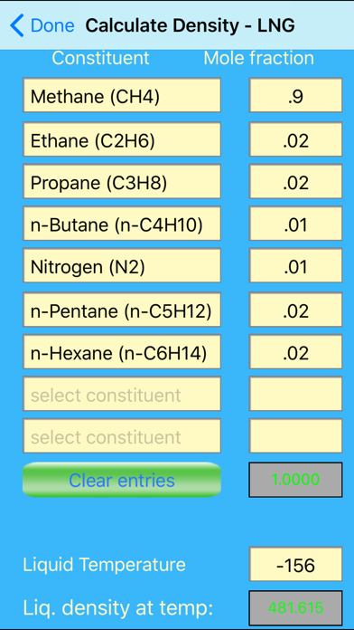 Oilcalcs screenshot 2