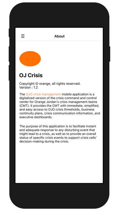 OJ Crisis Management screenshot 1