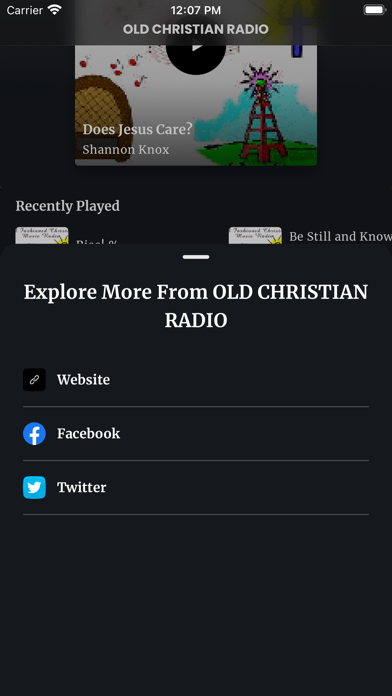 OLD CHRISTIAN RADIO screenshot 1