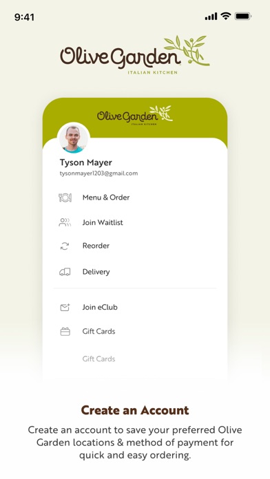 Olive Garden Italian Kitchen screenshot 1
