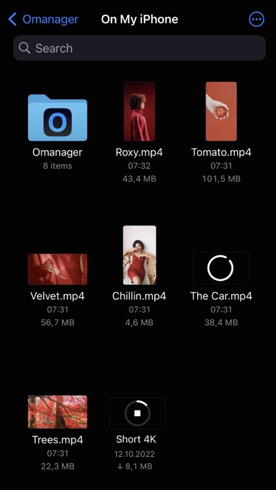 Omanager - Video for Files screenshot 3