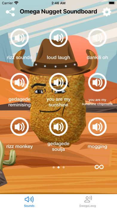 Omega Nugget Sigma Soundboard screenshot 3