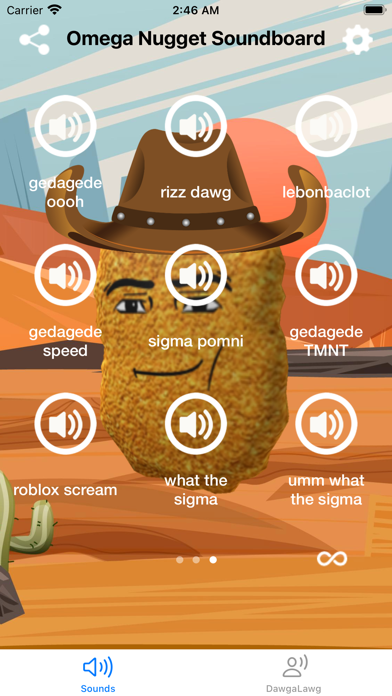 Omega Nugget Sigma Soundboard screenshot 1