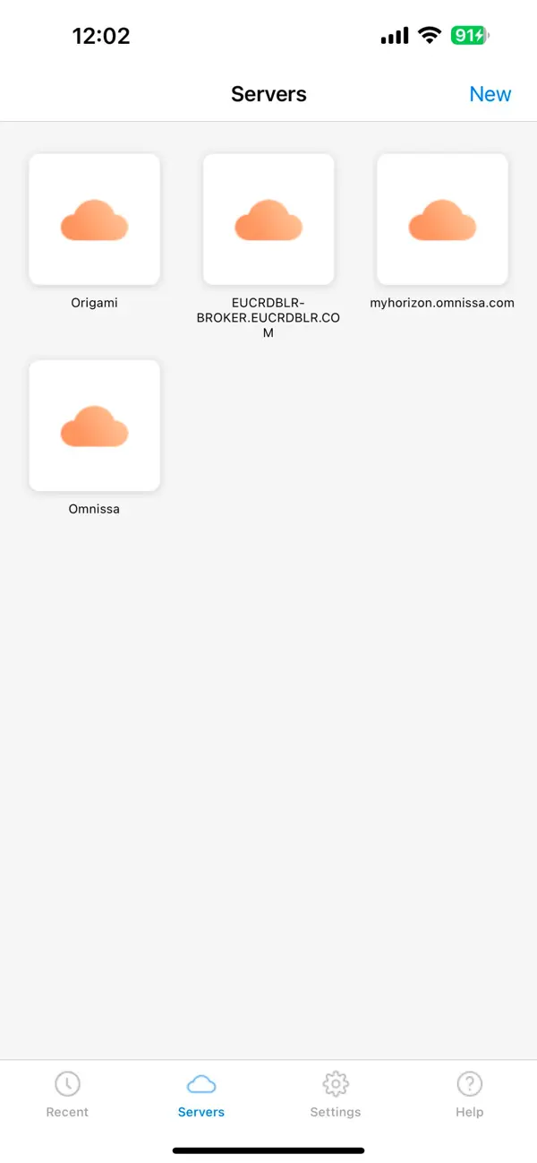 Omnissa Horizon Client screenshot 4