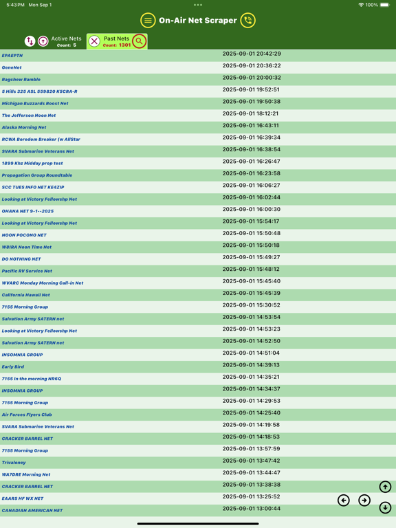 On-Air Net Scraper screenshot 3