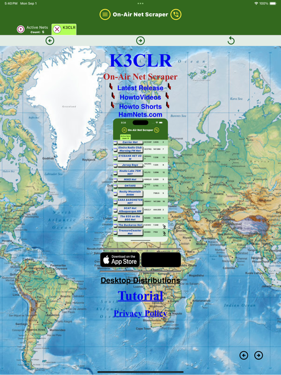 On-Air Net Scraper screenshot 2