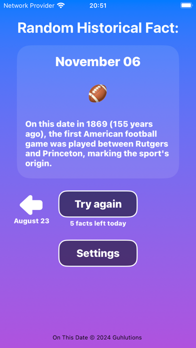 On This Date screenshot 1