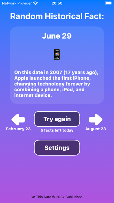 On This Date screenshot 3