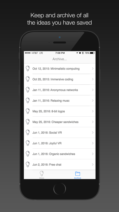 One Idea: Startup idea randomizer screenshot 2
