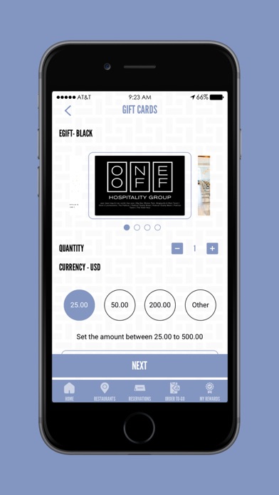 One Off Hospitality Rewards screenshot 2