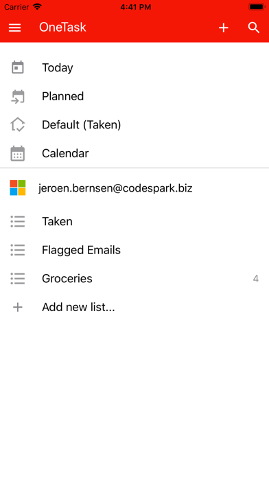 One Tasks screenshot 1