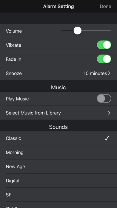 One Touch Alarm Clock screenshot 2