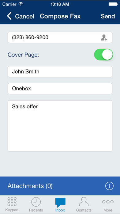 Onebox – Virtual Phone System screenshot 1