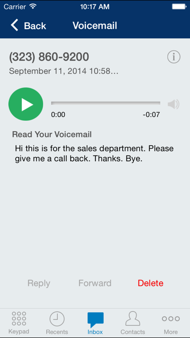 Onebox – Virtual Phone System screenshot 3