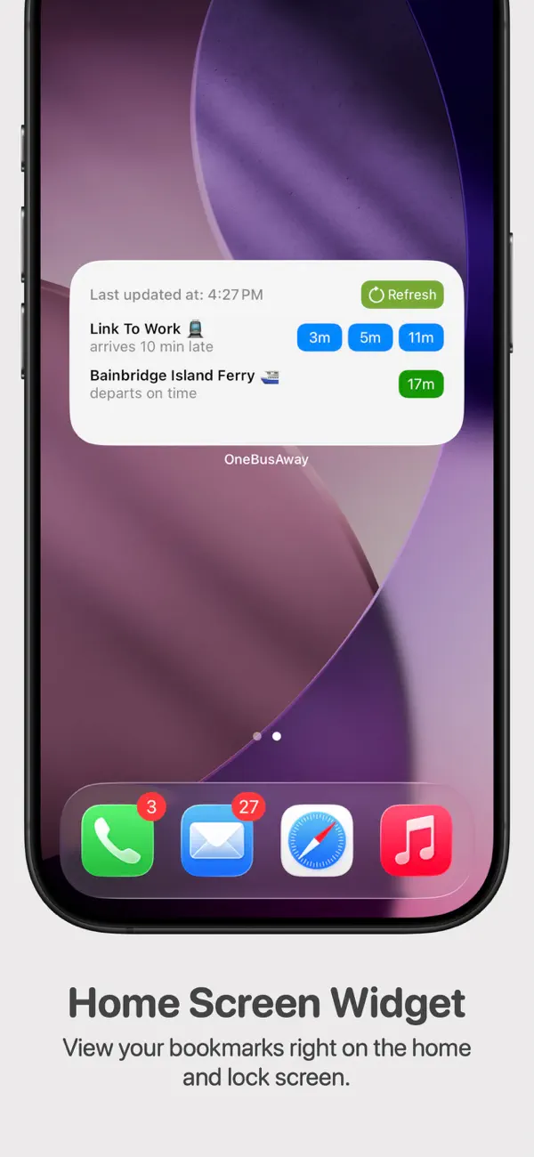 OneBusAway screenshot 1