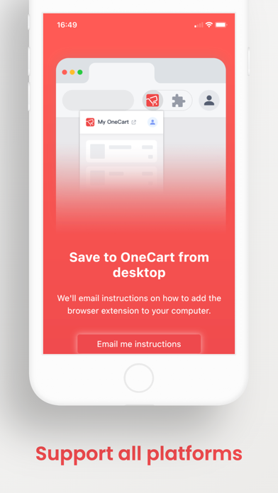 OneCart - Save Now, Buy Later screenshot 1