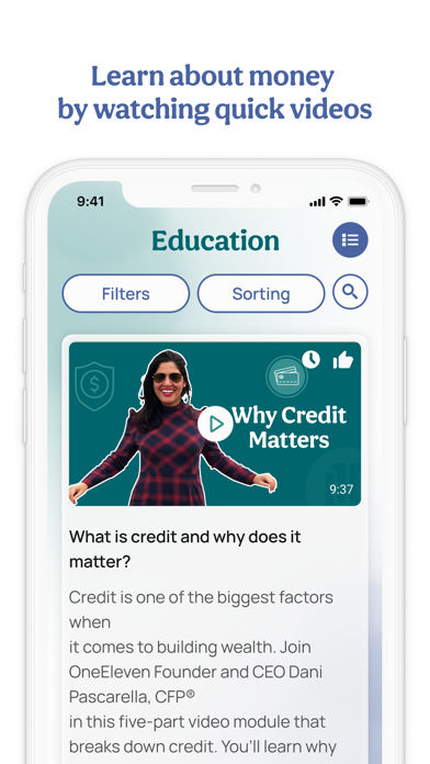OneEleven Financial Wellness screenshot 4