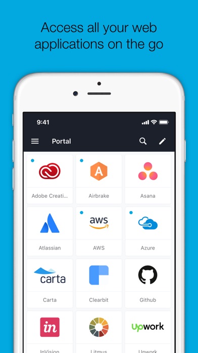 OneLogin Portal screenshot 2