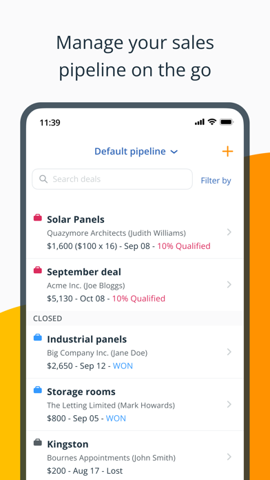 OnePageCRM - Simple CRM System screenshot 2