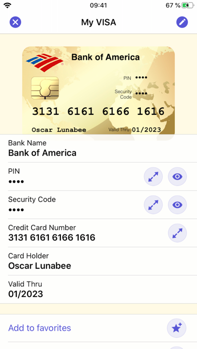 oneSafe password manager screenshot 3